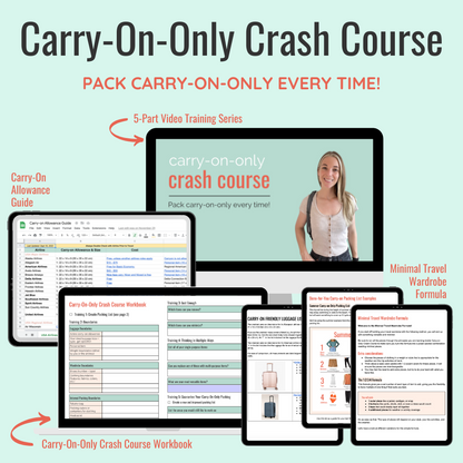 CARRY-ON-ONLY CRASH COURSE