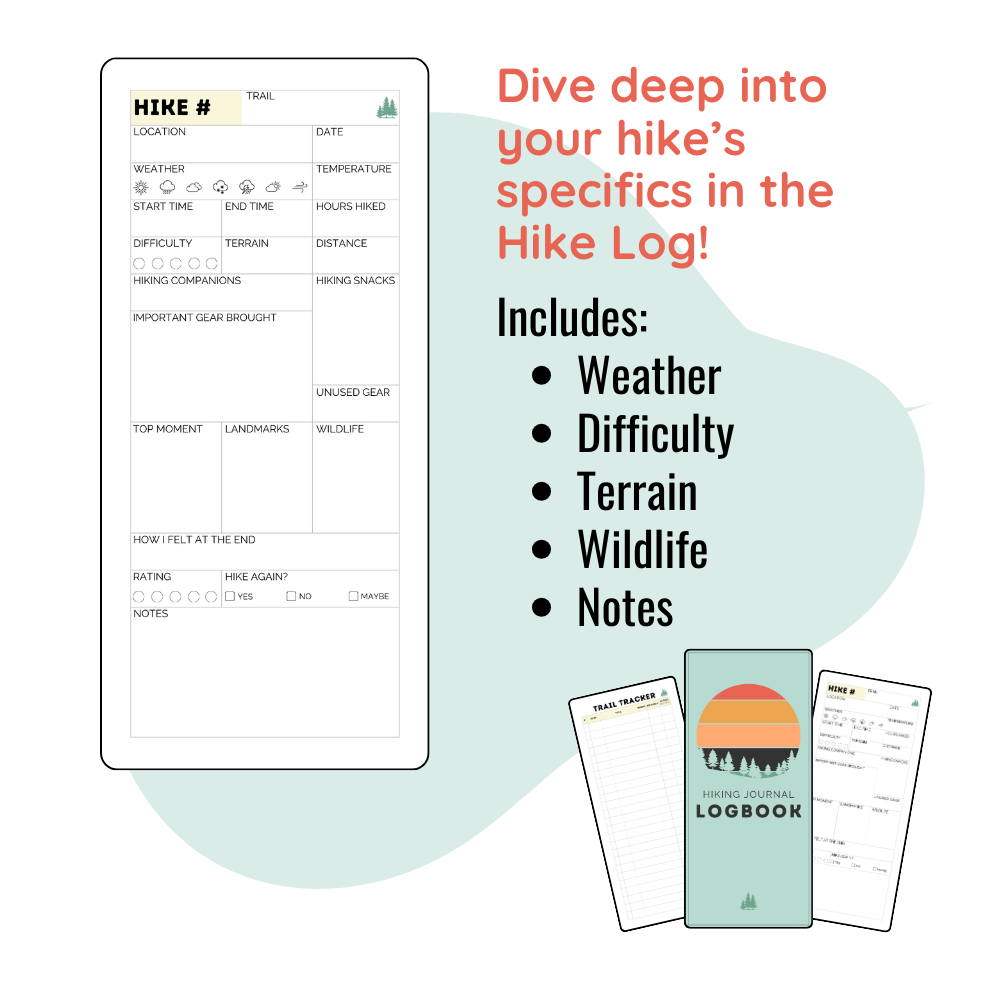 HIKING JOURNAL LOGBOOK