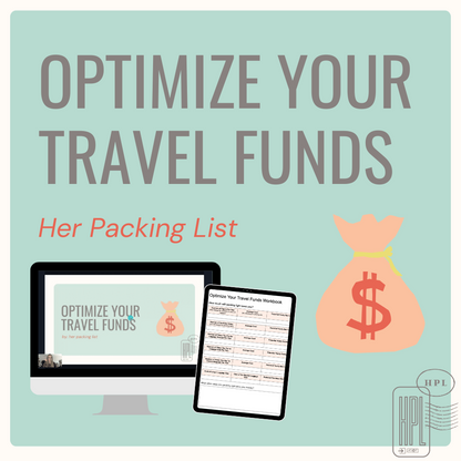 OPTIMIZE YOUR TRAVEL FUNDS WORKSHOP